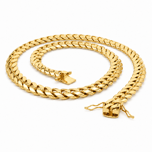 Gold Miami Cuban link chain