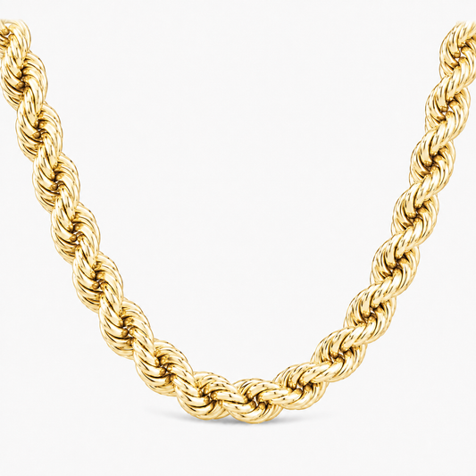 Gold rope chain